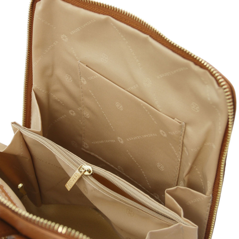 Tuscany Leather Damen-Rucksack klein Interieur Tuscany Leather Damen-Rucksack klein Interieur