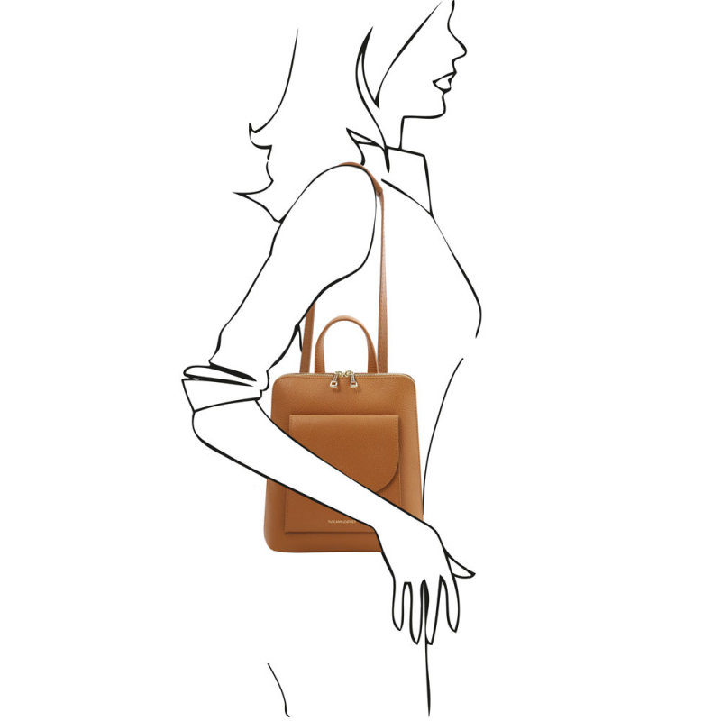 Tuscany Leather Damen-Rucksack klein Schultertasche