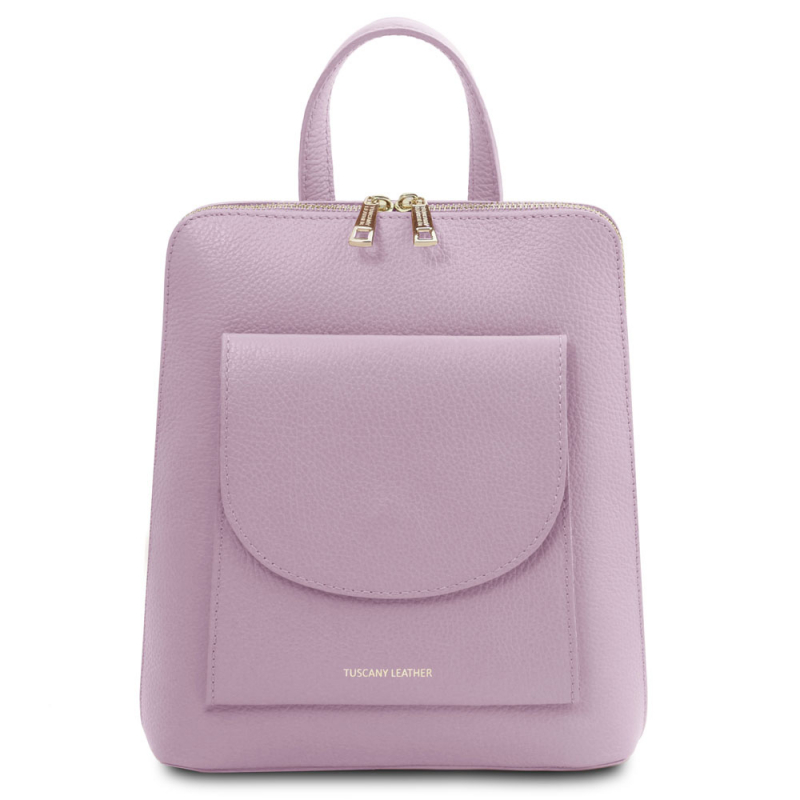 Tuscany Leather Damen-Rucksack klein lilla Tuscany Leather Damen-Rucksack klein lilla