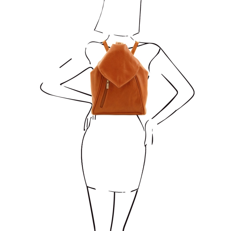Tuscany Leather Leder-Rucksack Delhi cognac Outfit Tuscany Leather Leder-Rucksack Delhi cognac Outfit