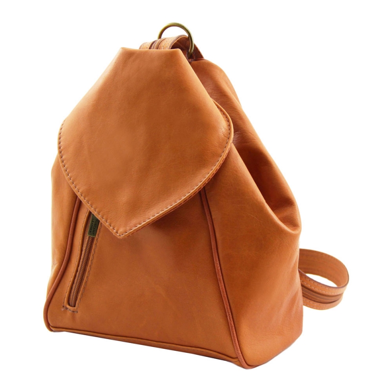 Tuscany Leather Leder-Rucksack Delhi cognac Seite Tuscany Leather Leder-Rucksack Delhi cognac Seite