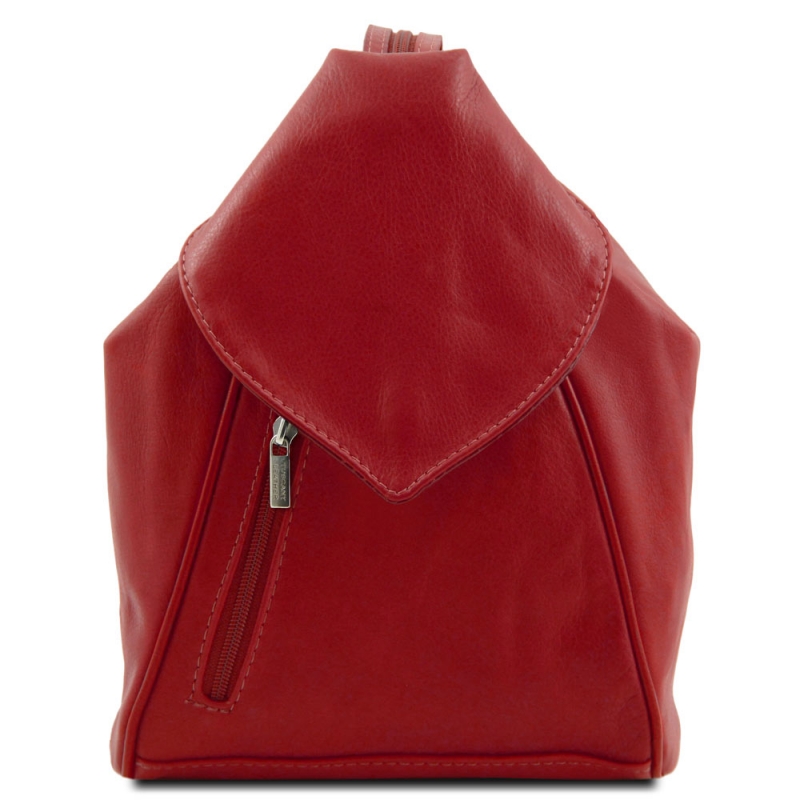 Tuscany Leather Leder-Rucksack Delhi rot Tuscany Leather Leder-Rucksack Delhi rot