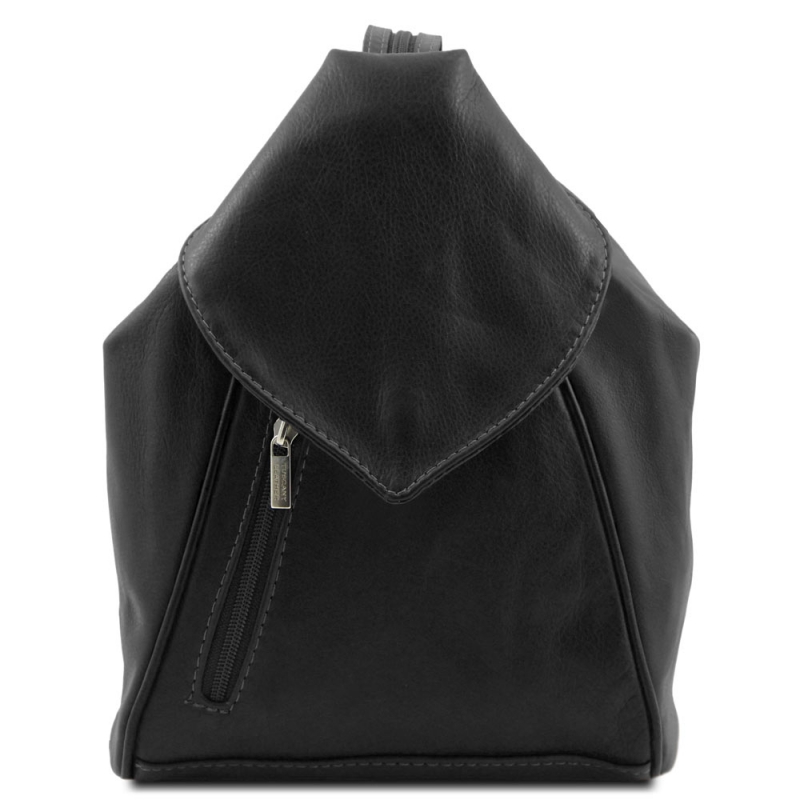 Tuscany Leather Leder-Rucksack Delhi schwarz Tuscany Leather Leder-Rucksack Delhi schwarz