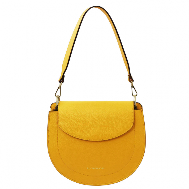 Tuscany Leather Satteltasche "Tiche" Spring gelb Tuscany Leather Satteltasche "Tiche" Spring gelb