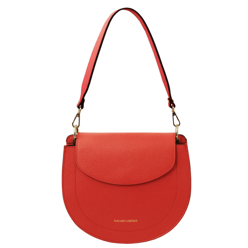 Tuscany Leather Satteltasche "Tiche" Spring koralle Tuscany Leather Satteltasche "Tiche" Spring koralle