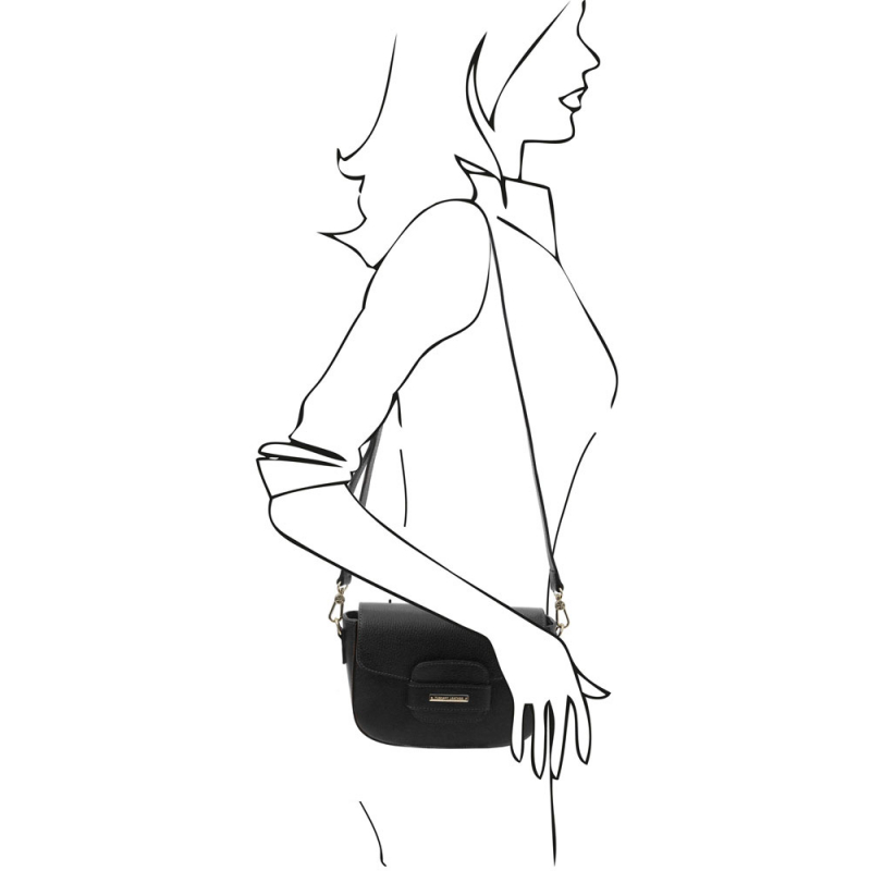 Tuscany Leather Schultertasche schwarz Outfit Tuscany Leather Schultertasche schwarz Outfit