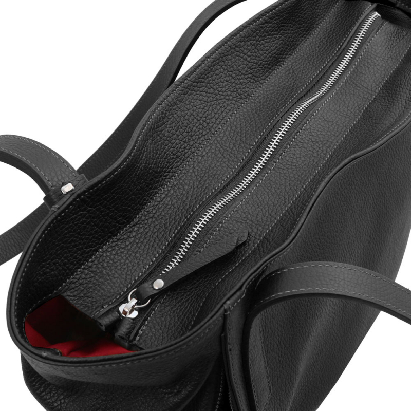 Tuscany Leather Shoppertasche Leder Zipper Tuscany Leather Shoppertasche Leder Zipper