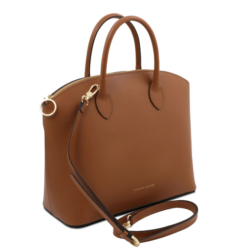 TL KeyLuck Shopper aus Leder Seite TL KeyLuck Shopper aus Leder Seite