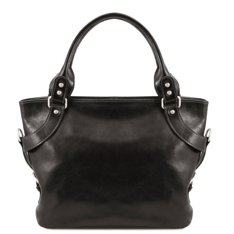 Tuscany Leather Leder-Shopper Ileana schwarz Tuscany Leather Leder-Shopper Ileana schwarz