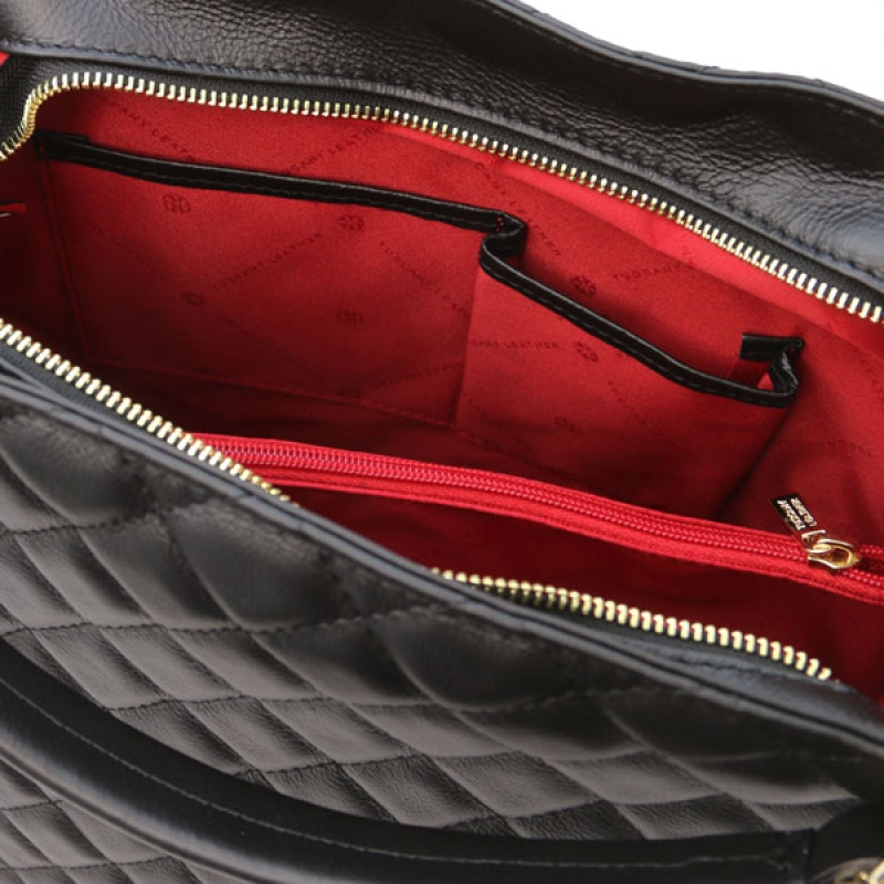 Tuscany Leather Stepptasche Nappa Interieur Tuscany Leather Stepptasche Nappa Interieur