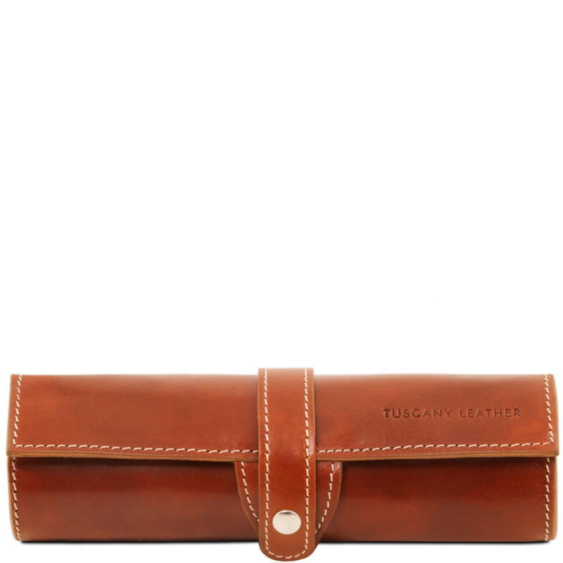 Tuscany Leather Stifte-Etui aus Leder honig Tuscany Leather Stifte-Etui aus Leder honig