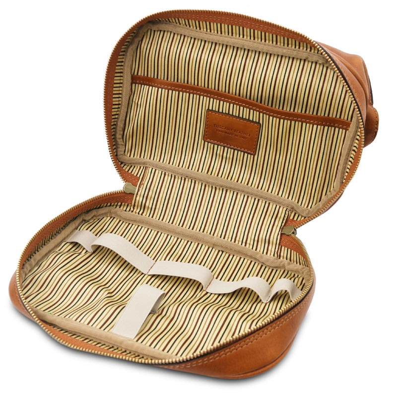Leder-Kulturtasche Jacob Interieur-1 Leder-Kulturtasche Jacob Interieur-1