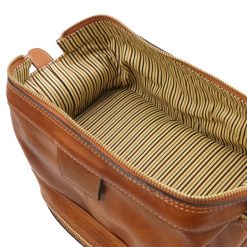 Leder-Kulturtasche Jacob Interieur Leder-Kulturtasche Jacob Interieur