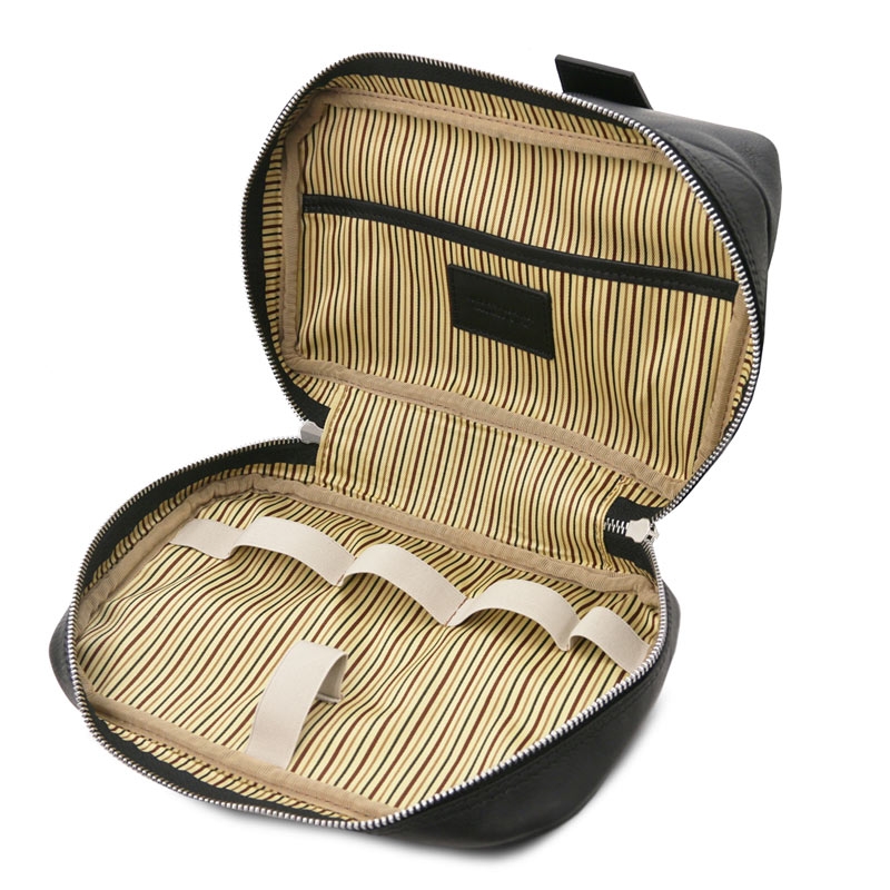 Tuscany Leather Leder Kulturtasche Jacob doppelboden Tuscany Leather Leder Kulturtasche Jacob doppelboden