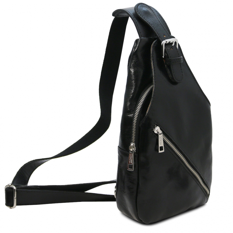 Tuscany Leather Brusttasche "Kevin" schwarz Tuscany Leather Brusttasche "Kevin" schwarz