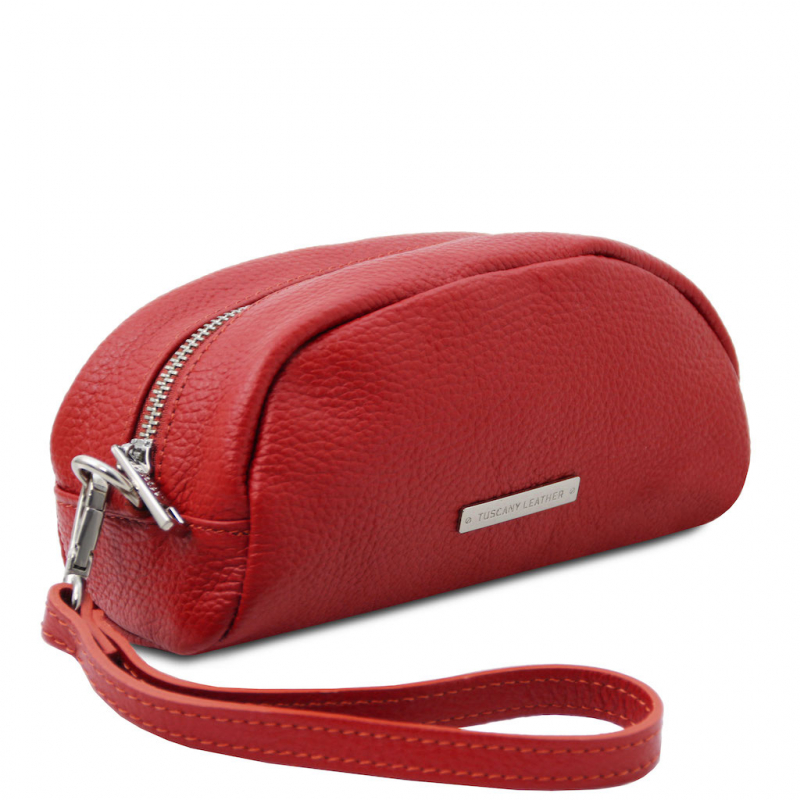 Tuscany Leather Kosmetiktasche Clutch rot Tuscany Leather Kosmetiktasche Clutch rot