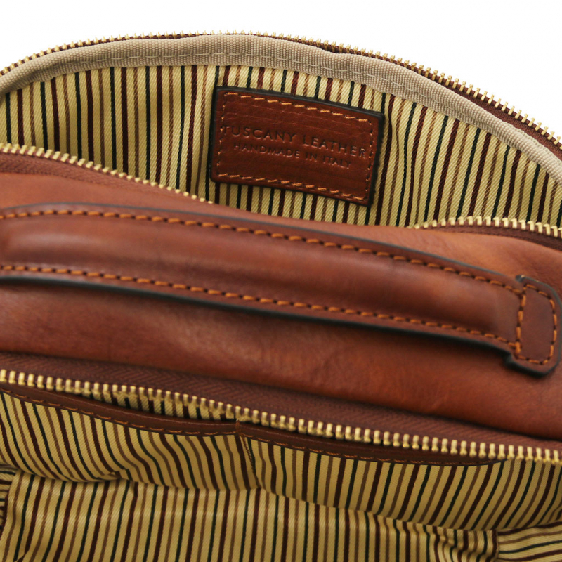 Tuscany Leather Kulturtasche aus Leder "Marvin" Interieur Tuscany Leather Kulturtasche aus Leder "Marvin" Interieur