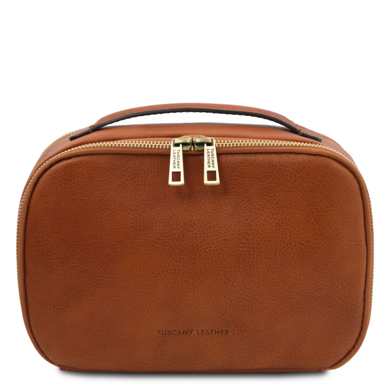Tuscany Leather Kulturtasche aus Leder "Marvin" Natural Tuscany Leather Kulturtasche aus Leder "Marvin" Natural