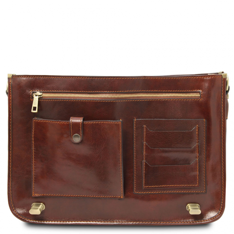 Tuscany Leather Messenger Aktentasche Siena Frontseite Tuscany Leather Messenger Aktentasche Siena Frontseite