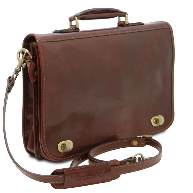 Tuscany Leather Messenger Aktentasche Siena Seite