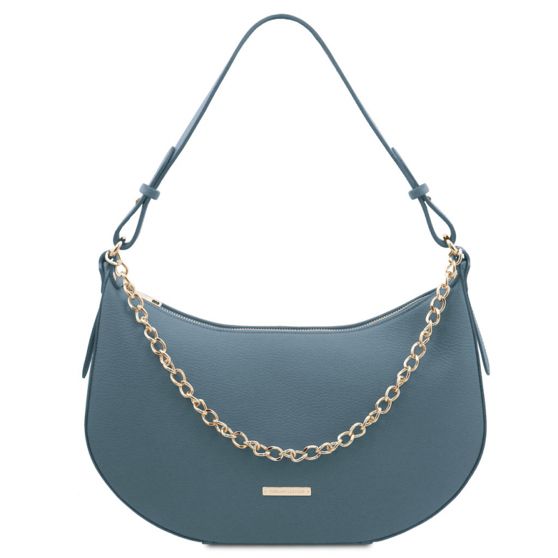 Tuscany Leather Schultertasche "Laura" himmelblau Tuscany Leather Schultertasche "Laura" himmelblau
