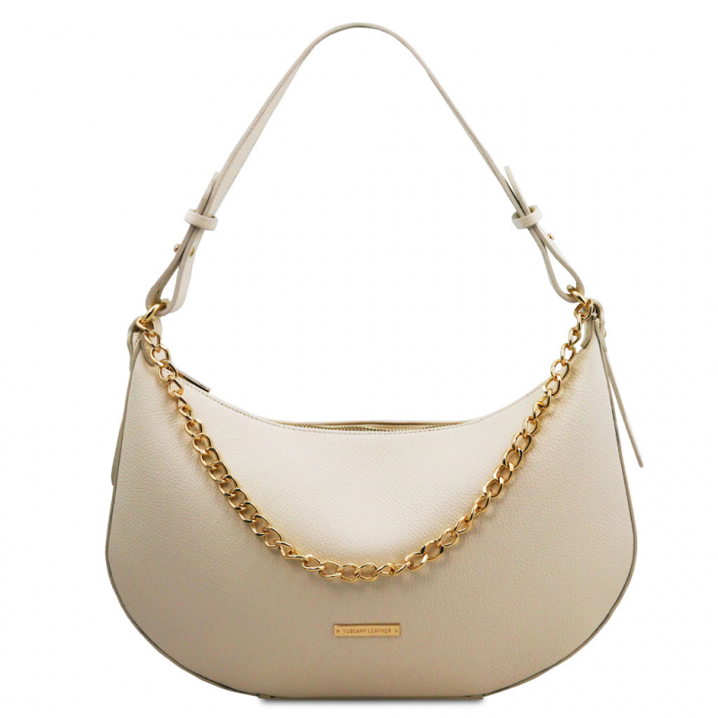 Tuscany Leather Schultertasche "Laura" beige Tuscany Leather Schultertasche "Laura" beige