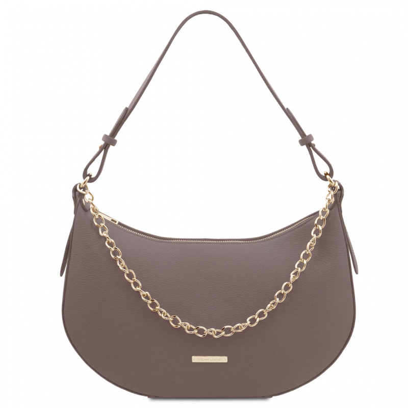 Tuscany Leather Schultertasche "Laura" grau Tuscany Leather Schultertasche "Laura" grau