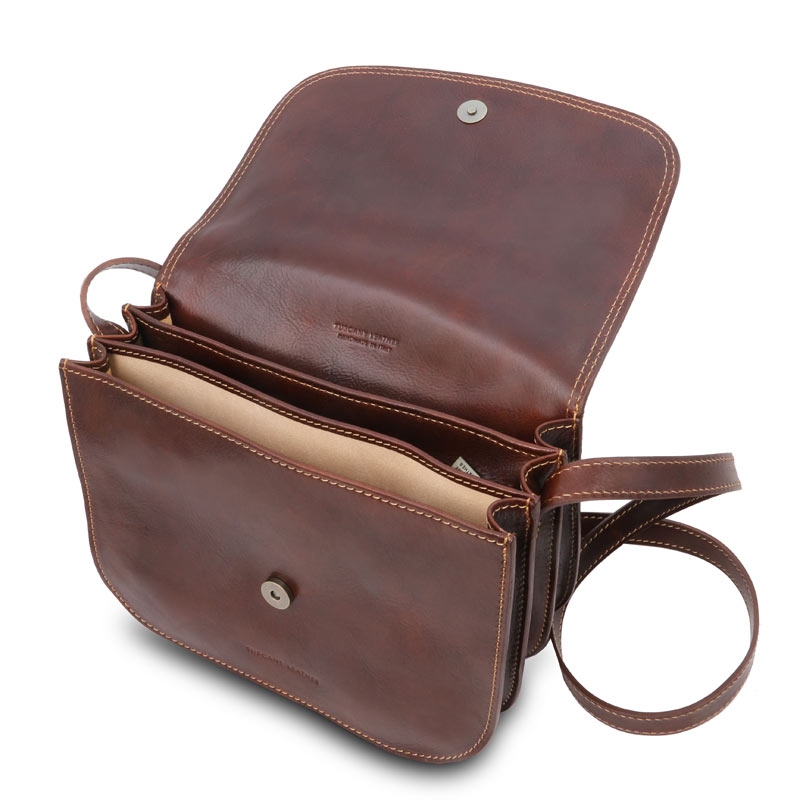 Leder Umhängetasche Greta interieur Leder Umhängetasche Greta interieur