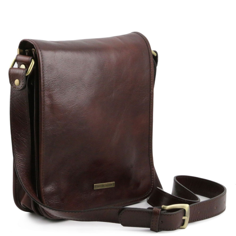 TL Messenger Leder-Umhängetasche braun TL Messenger Leder-Umhängetasche braun