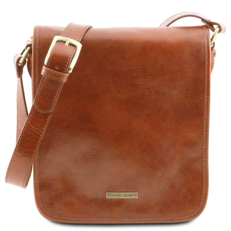 TL Messenger Leder-Umhängetasche honig TL Messenger Leder-Umhängetasche honig