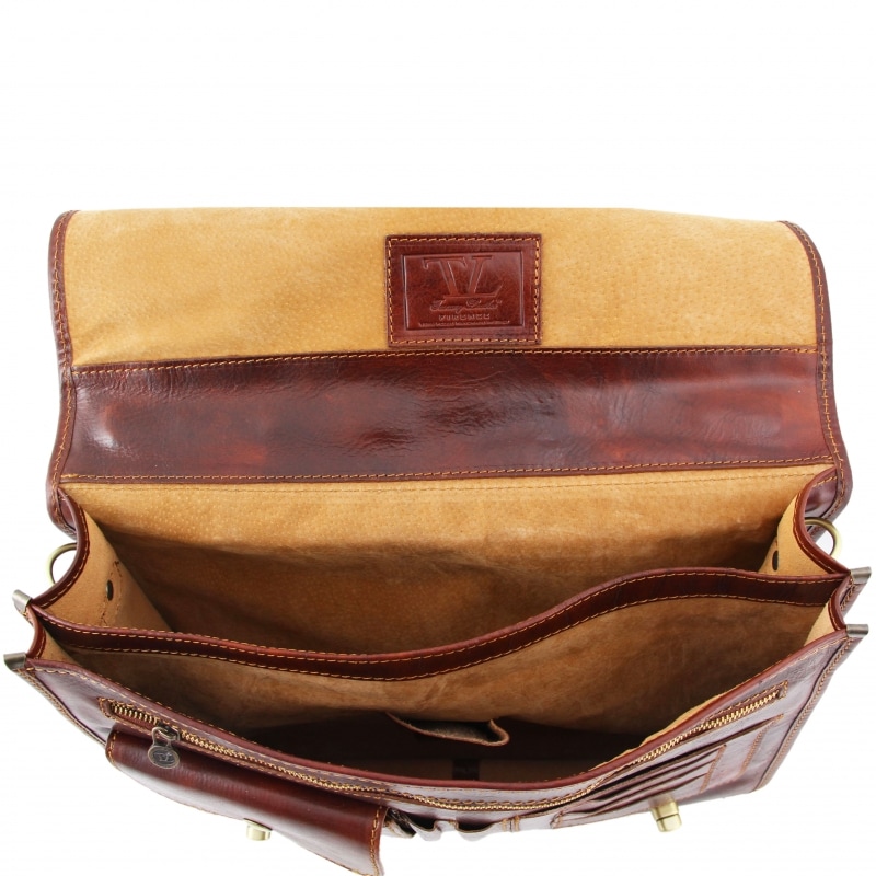 Leder Aktentasche Siena Front Leder Aktentasche Siena Front