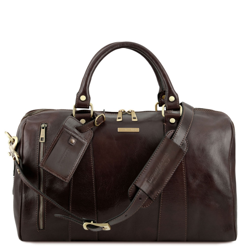 TL Voyager Leder-Weekender klein dunkelbraun TL Voyager Leder-Weekender klein dunkelbraun