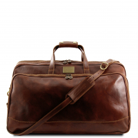 Leder Reisetrolley Reisetasche Bora Bora klein braun