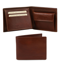 Herren Leder Geldbörse TL140763 braun
