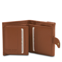 Leder-Geldbörse Calliope cognac