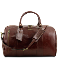 TL Voyager Leder Reisetasche Braun