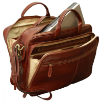 Old Angler Leder-Laptoptasche 