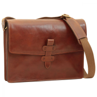 Old Angler Leder Umhängetasche 4115 Braun