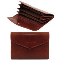 Damen Leder Geldbörse TL141786 braun