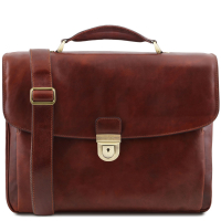 Multifach Laptop-Aktentasche Alessandria braun