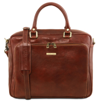Tuscany Leather Laptop Aktentasche Pisa braun