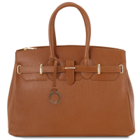TL Bag Leder-Handtasche_TL141529-cognac