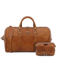 Leder-Reisetaschen Set 