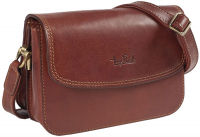 Tony Perotti Damen Umhängetasche Small braun