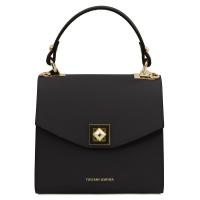 TL Bag Mini-Handtasche aus Leder schwarz