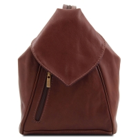 Tuscany Leather Leder-Rucksack Delhi braun